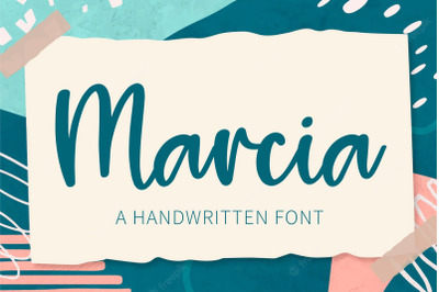 Marcia - A handwritten script font