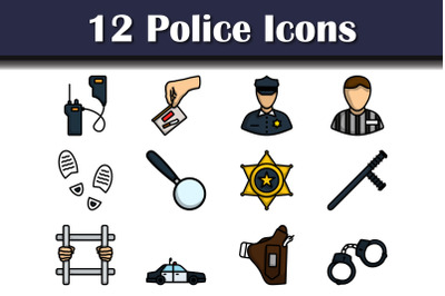 Police Icon Set