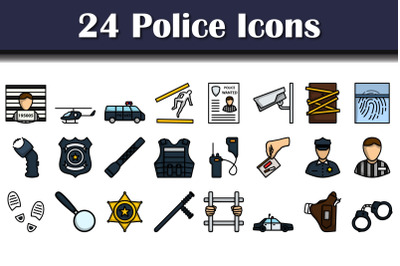 Police Icon Set