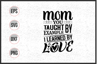 Mothers day typographic quotes design vector.