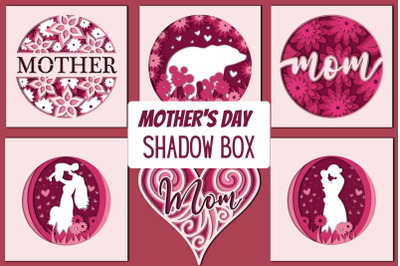3D Mothers Day Shadow Box