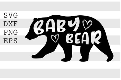 Baby bear SVG