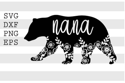 Nana bear SVG