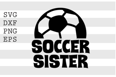 Soccer Sister SVG