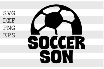 Soccer Son SVG