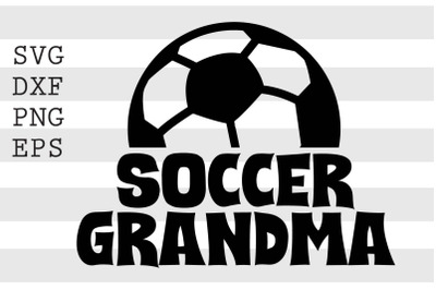 Soccer Grandma SVG