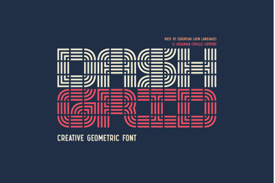 Dash Grid font
