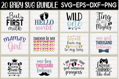 Baby quotes SVG Bundle