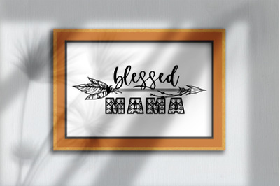 Blessed Mama Aztec SVG File
