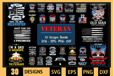Veteran Bundle SVG 30 designs
