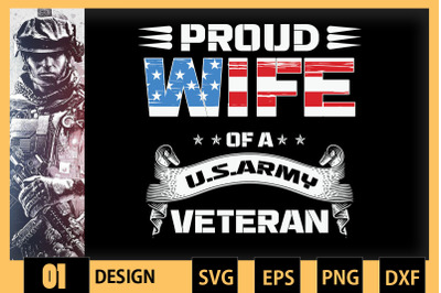 Proud Wife Of A Army Veteran