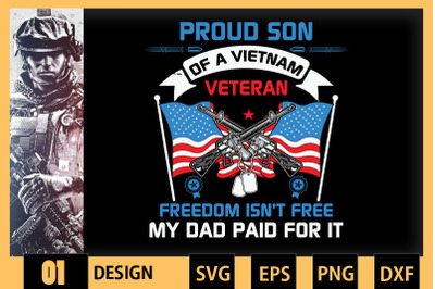 Proud Son Of A Vietnam Veteran