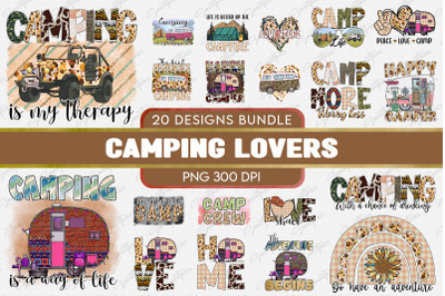 Camping Lovers Sublimation Camper Bundle