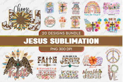 Jesus Sublimation Jesus Lovers Bundle