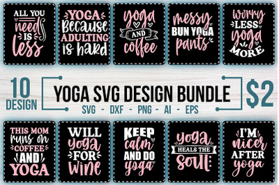 Yoga Svg design Bundle
