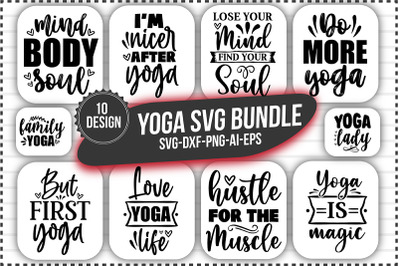 Yoga Svg Bundle