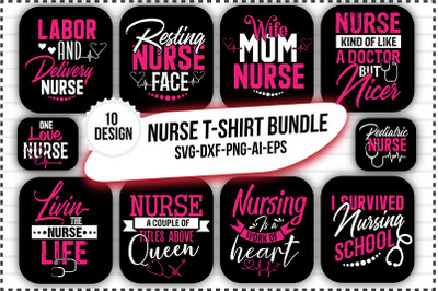 Nurse t-shirt Bundle