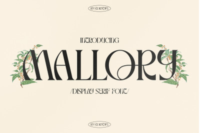 Mallory Typeface