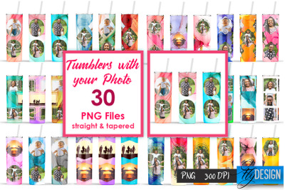 Photo Tumbler Template | Sublimation Tumblers Bundle