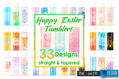 Happy Easter Sublimation |Bunny 20 Oz Tumbler | Egg Hunt v.2