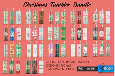 Tumbler Sublimation Bundle. Christmas Wrap Tumbler 20 oz