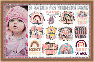 Boho Baby SVG Bundle