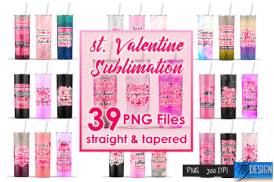 Valentines Quote Tumbler. 20 Oz Tumbler. Wrap Designs. vol.2