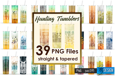 Hunting 20 Oz Tumbler Sublimation.  Sublimation Design Bundle.