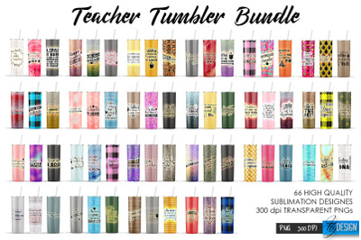 Teacher 20 Oz Tumbler Bundle. Teacher Quotes Sublimation Design.