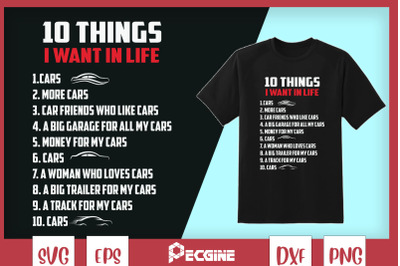 10 Things I Want In My Life Car Mechanic