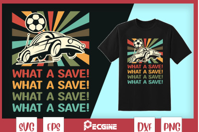 What a save Retro Rocket Soccer Car