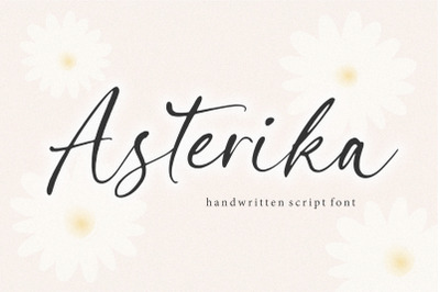 Asterika Handwritten Script Font