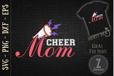 Cheer Mom Svg Cheerleader Mom