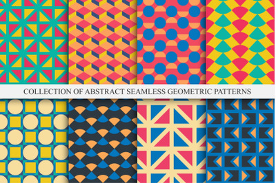 Seamless geometric vintage patterns