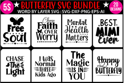 Butterfly SVG Design Bundle