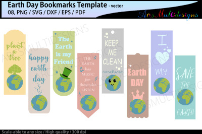 Earth day bookmarks