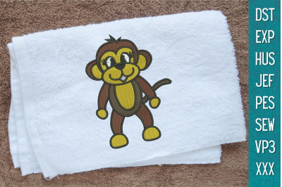 Monkey Embroidery Designs