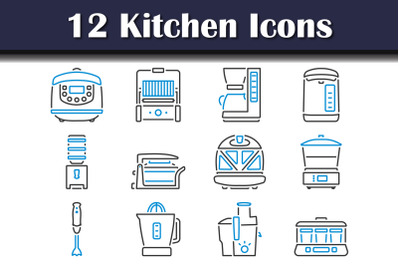 Kitchen Icon Set