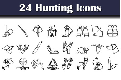 Hunting Icon Set