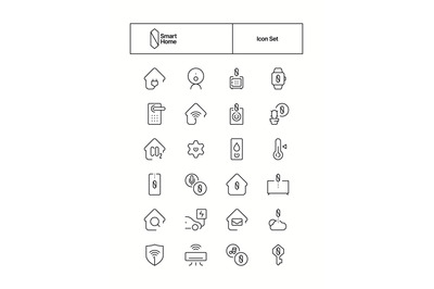 Smart system icon. Wifi distance connection security home protection o