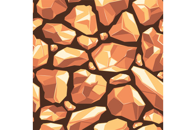 Stones seamless. Rocks collection weather natural texture of power sto