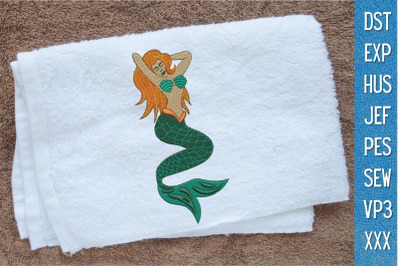 Mermaid 3&nbsp;Embroidery Designs