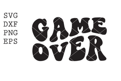 Game over SVG
