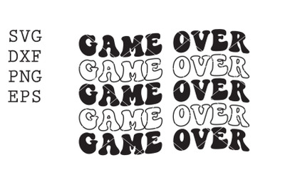 Game over SVG