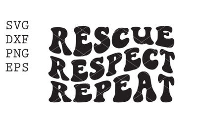 Rescue Respect Repeat SVG