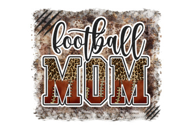 Football Mom Leopard Sport Sublimation