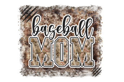 Baseball Mom Leopard Sport Sublimation