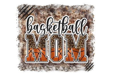 Basketball Mom Leopard Sport Sublimation