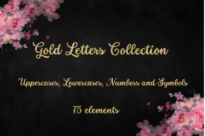 Gold Decorative Letters