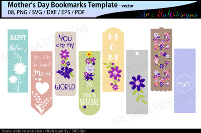 Mother&#039;s day bookmarks